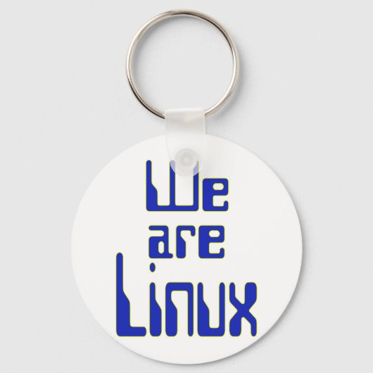 Wir sind Linux Schlüsselanhänger (Vorderseite)