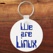Wir sind Linux Schlüsselanhänger (Vorderseite)