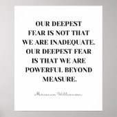 Wir sind mächtig über die Messung inspirierender Z Poster (Vorne)