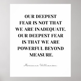 Wir sind mächtig über die Messung inspirierender Z Poster