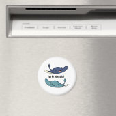 Wir sind Manta Be Funny Manta Ray Pun Magnet (In Situ (Geschirrspüler))