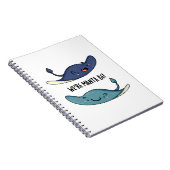 Wir sind Manta Be Funny Manta Ray Pun Notizblock (Rechte Seite)