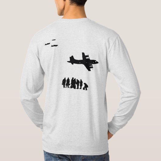 Wir sind MarineAircrewmen! P-3 Orions und Crews! T-Shirt (Rückseite)