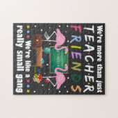 wir sind mehr als Lehrerfreunde , flamingo T-Shir Puzzle (Horizontal)