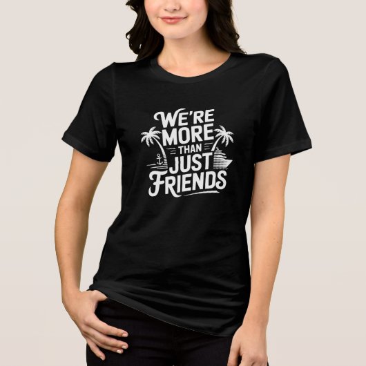 Wir sind mehr als nur Freunde Tri-Blend Shirt (Vorderseite)
