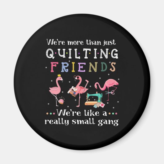 Wir sind mehr als nur Freunde zu quiltieren Magnet (Vorne)