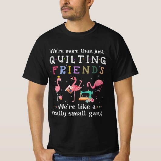 Wir sind mehr als nur Freunde zu quiltieren T-Shirt (Vorderseite)