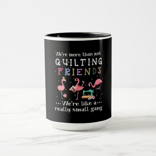 Wir sind mehr als nur Freunde zu quiltieren Tasse (Zentrum)