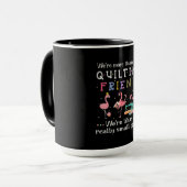 Wir sind mehr als nur Freunde zu quiltieren Tasse (Vorderseite Links)