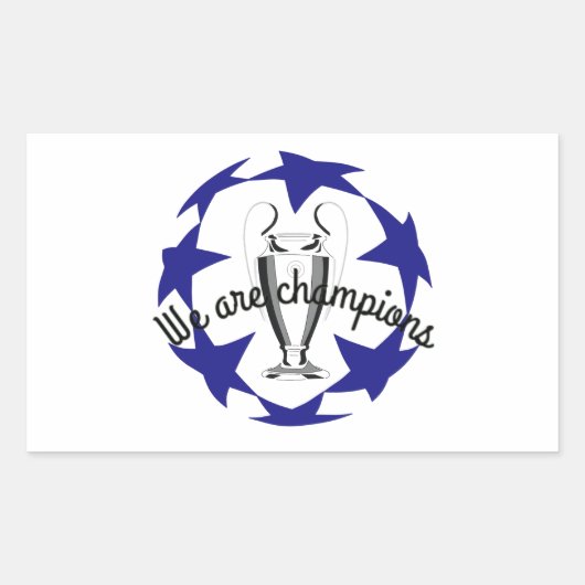 wir sind Meister Sticker (Vorderseite)