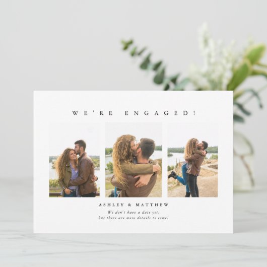 Wir sind Minimalistische Ankündigung von Foto Verl (Stehend Vorderseite)