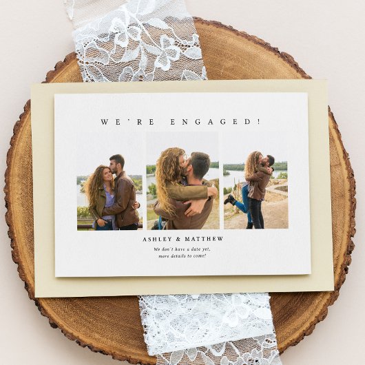 Wir sind Minimalistische Ankündigung von Foto Verl