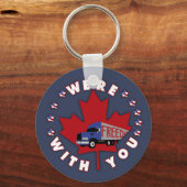 WIR SIND MIT EUCH SCHLÜSSELANHÄNGER (Vorderseite)