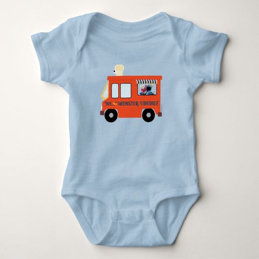 Wir sind Monster-Feinschmecker Baby Strampler (Vorderseite)