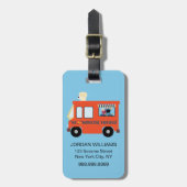 Wir sind Monster-Feinschmecker Gepäckanhänger (Vorderseite vertikal)