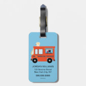 Wir sind Monster-Feinschmecker Gepäckanhänger (Rückseite vertikal)