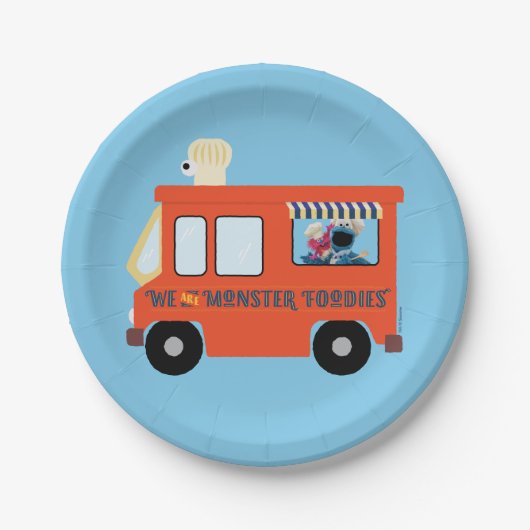 Wir sind Monster-Feinschmecker Pappteller (Vorderseite)