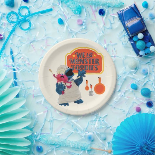Wir sind Monster-Feinschmecker Pappteller (Party)