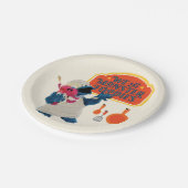 Wir sind Monster-Feinschmecker Pappteller (Schrägansicht)