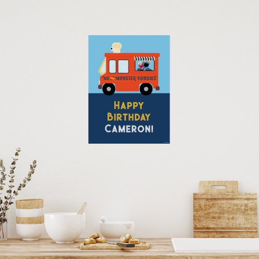 Wir sind Monster-Feinschmecker Poster (Küche)