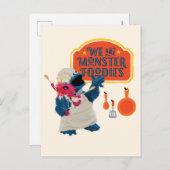 Wir sind Monster-Feinschmecker Postkarte (Vorne/Hinten)