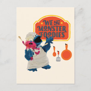 Wir sind Monster-Feinschmecker Postkarte