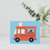 Wir sind Monster-Feinschmecker Postkarte (Stehend Vorderseite)