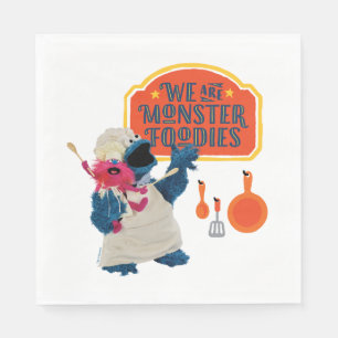 Wir sind Monster-Feinschmecker Serviette