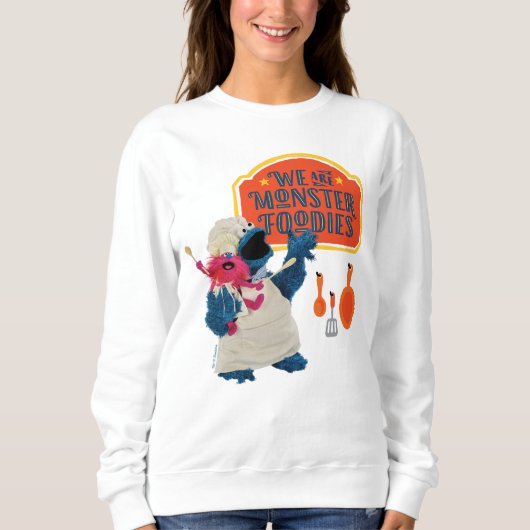 Wir sind Monster-Feinschmecker Sweatshirt (Vorderseite)