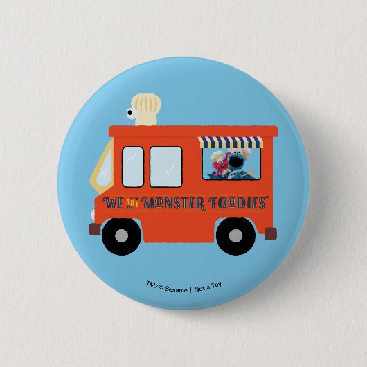 Wir sind Monster-Foodies Button (Vorderseite)