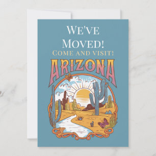 Wir sind nach Arizona gezogen Neue Adresse Ankündigung