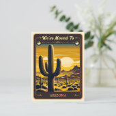 Wir sind nach Arizona gezogen | Vintage Postkarte (Stehend Vorderseite)