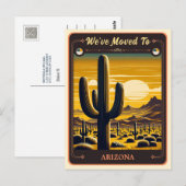 Wir sind nach Arizona gezogen | Vintage Postkarte (Vorne/Hinten)