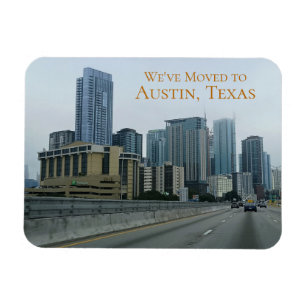 Wir sind nach Austin Texas gezogen! Magnet