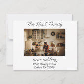 Wir sind nach Dallas Texas Postcard umgezogen Mitteilungskarte (Rückseite)