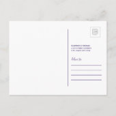 Wir sind nach Delaware gezogen Einladungspostkarte (Rückseite)