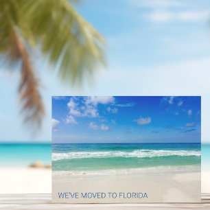 Wir sind nach Florida Destin Beach Foto umgezogen Ankündigung