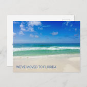 Wir sind nach Florida Destin Beach Foto umgezogen Postkarte (Vorne/Hinten)