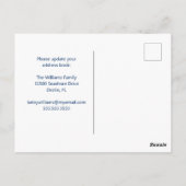 Wir sind nach Florida Destin Beach Foto umgezogen Postkarte (Rückseite)