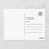 Wir sind nach Illinois gezogen | Vintage Postkarte (Rückseite)