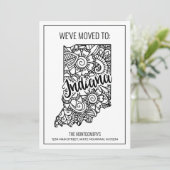 Wir sind nach Indiana Staat gegangen, Floral Manda Ankündigung (Stehend Vorderseite)