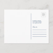 Wir sind nach Iowa gezogen Einladungspostkarte (Rückseite)