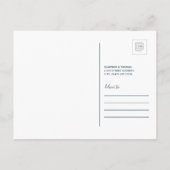 Wir sind nach Kansas gezogen Einladungspostkarte (Rückseite)