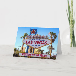 Wir sind nach Las Vegas gezogen Neue Adresse Karte