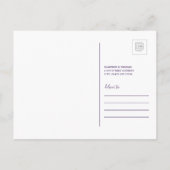 Wir sind nach Louisiana gezogen Einladungspostkarte (Rückseite)