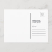 Wir sind nach Montana gezogen Einladungspostkarte (Rückseite)