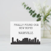 Wir sind nach Nashville gezogen Postkarte (Stehend Vorderseite)