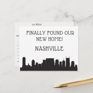 Wir sind nach Nashville gezogen Postkarte
