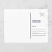 Wir sind nach Nevada gezogen Einladungspostkarte (Rückseite)