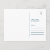 Wir sind nach New Jersey gezogen Einladungspostkarte (Rückseite)